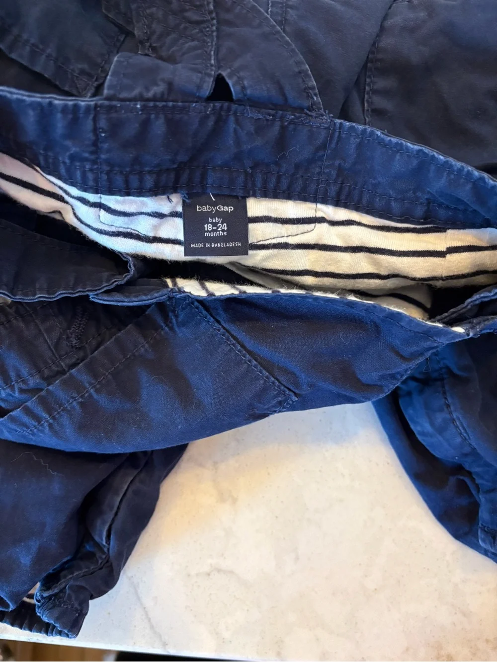 GAP Navy Overalls with Button Details